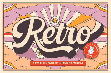 Retro Vintage - Groovy Font