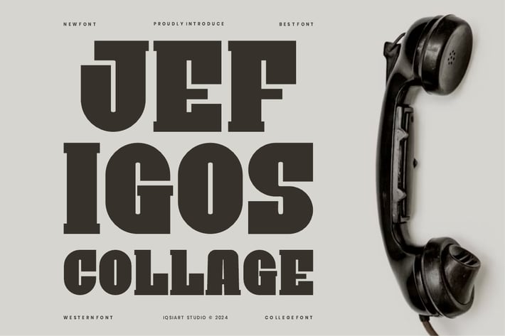 Jefigos Collage Font