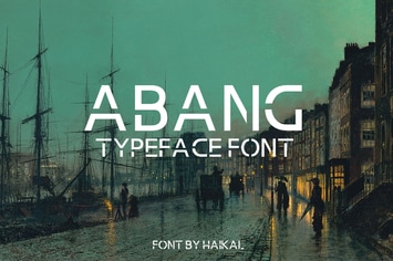 Abang Typeface Font