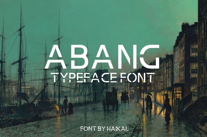 Abang Typeface Font