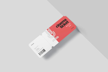 Cinema Ticket Mockups