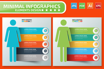 Woman Infographics design