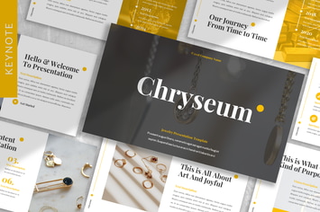 Chryseum - Jewelry Keynote Template