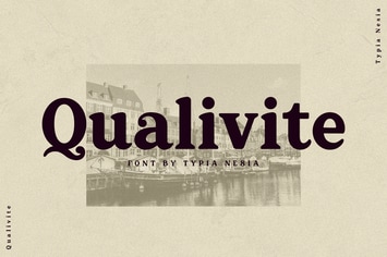Qualivite Bold Serif Font