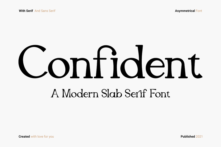 Confident - Slab Serif