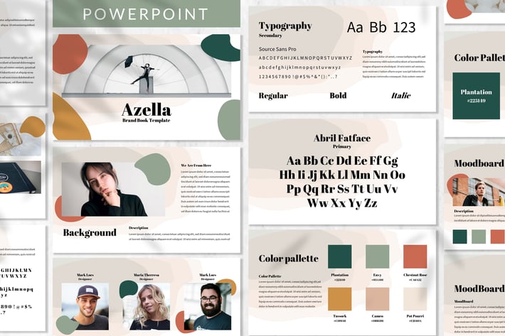 Azella - Brandbook Powerpoint Template