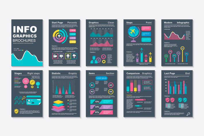 Infographic Brochure Data Visualization
