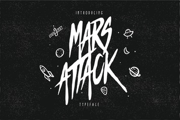 Mars Attack Typeface