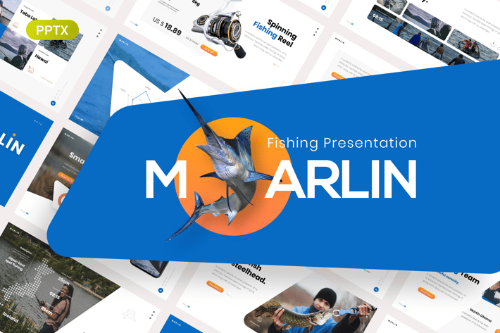Marlin Fishing Presentation PowerPoint Template