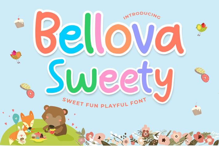 AF Bellova Sweety - Sweety Fun Playful Font