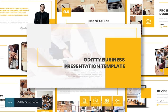 Oditty - Business Keynote Template