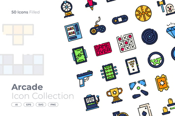 Arcade Filled Icon