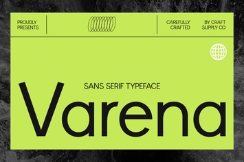 Varena – Sans Serif Typeface