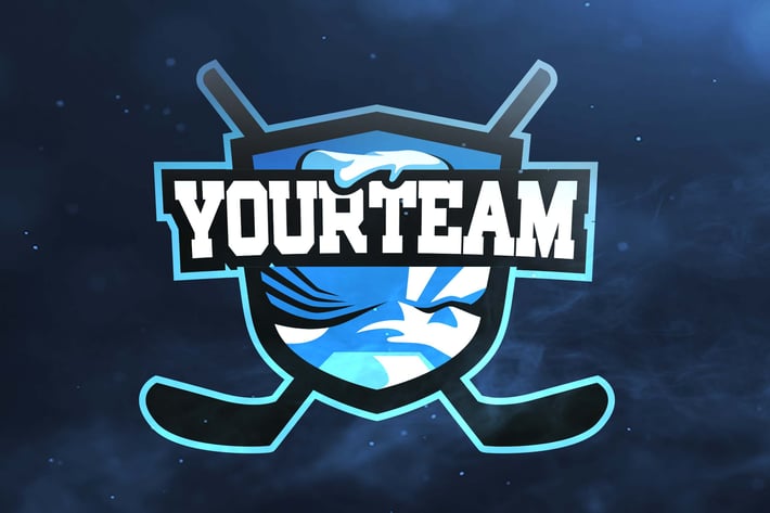 Hockey Sport and Esports Logos