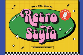 Retro Styla - Logo Font