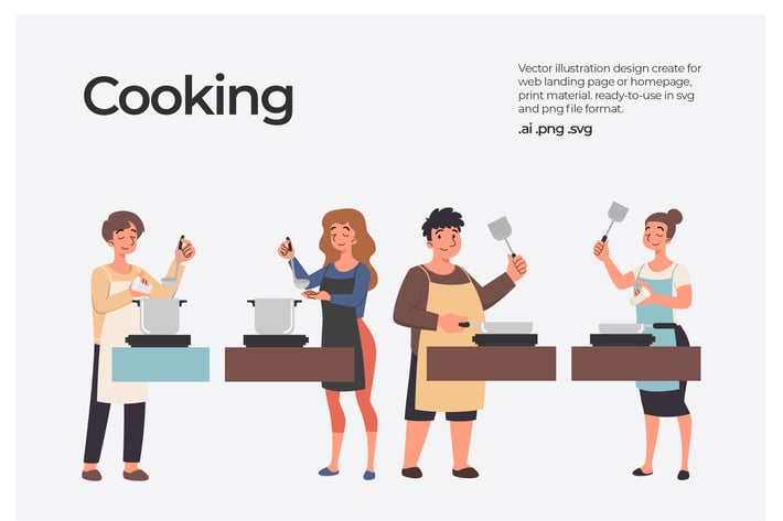 Cooking - Illustration