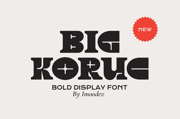 Big Koruc - Modern Display Fonts