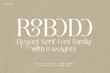 Robodo Serif Font Family