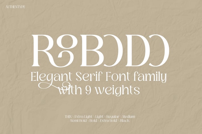 Robodo Serif Font Family