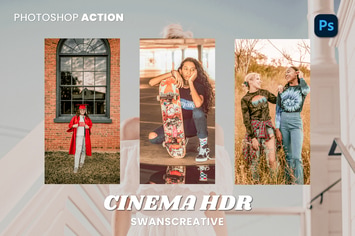 Cinema HDR Photoshop Action