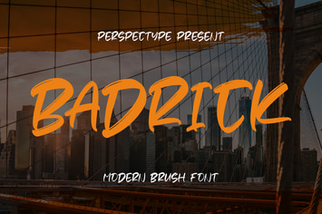 Badrick Modern Brush Font