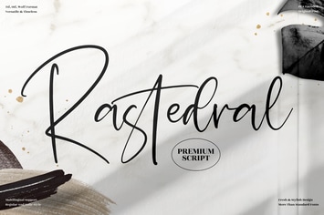 Rastedral Handwritten Font