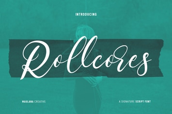 Rollcores Script Font