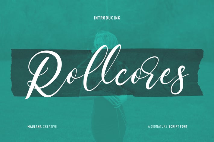 Rollcores Script Font