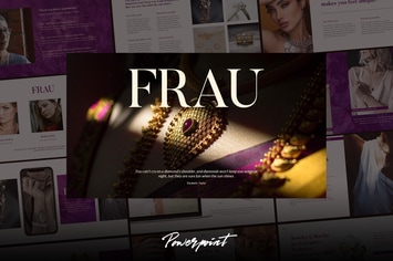 Frau - Fashion Business Powerpoint Template