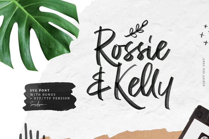 Rossie Kelly - SVG Font