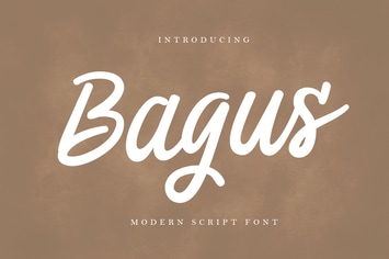 Bagus - Modern Script Font