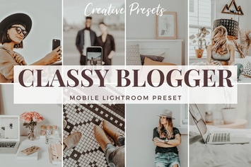 Classy Blogger - Mobile Lightroom Preset
