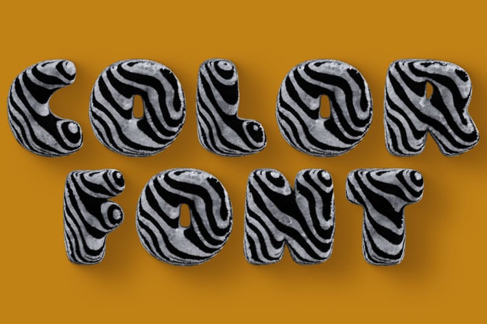 Zebra - Color SVG Font