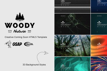 Woody - Creative Coming Soon HTML5 Template