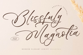 Blissfuly Magnotia Modern Elegant Serif Font