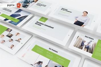 BUSINESS CONSULTANT - Powerpoint  V428