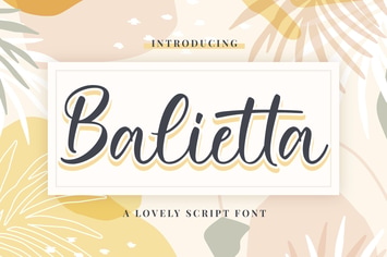 Balietta - Lovely Script