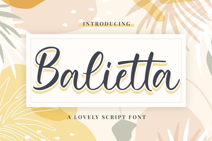 Balietta - Lovely Script