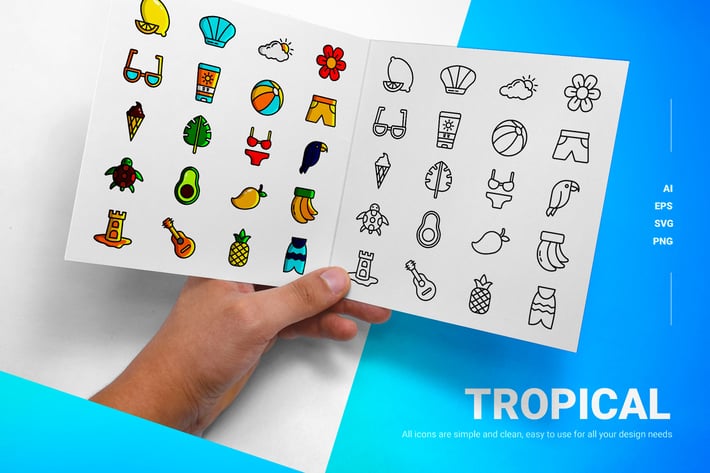 Tropical - Icons