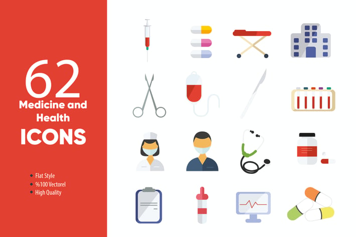 Medicine and Health Icons
