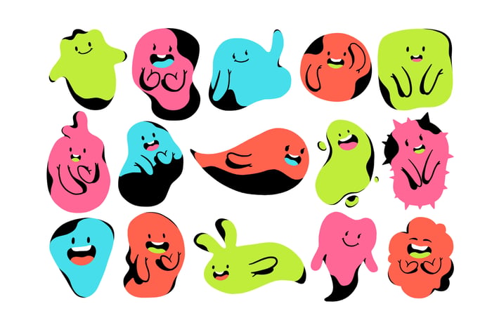 Cute Blobs Doodles