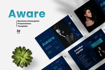 Aware - Business Presentation PowerPoint Template