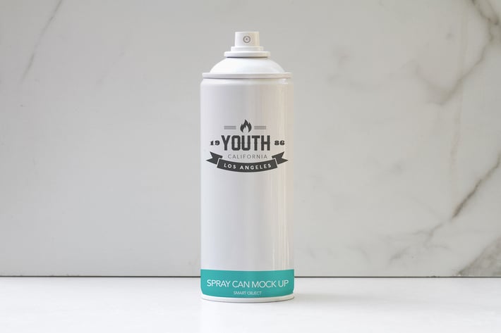 Spray Bottle Mockup