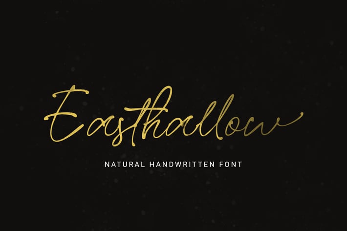 Easthallow Handwritten Font