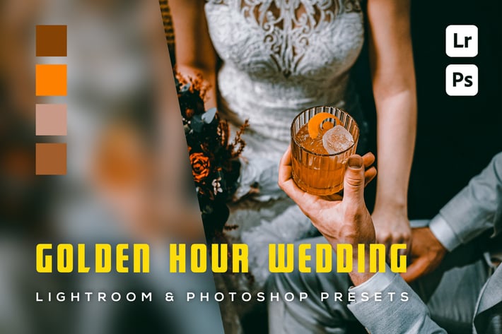 6 Golden Hour Wedding Lightroom Presets