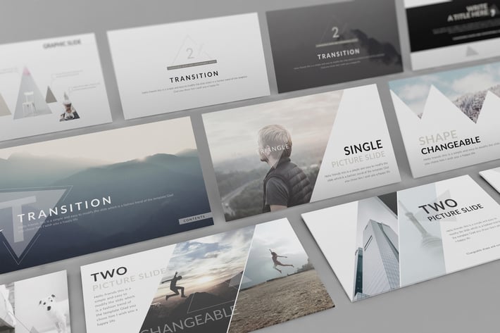 Perspective presentation Web Mockup 05