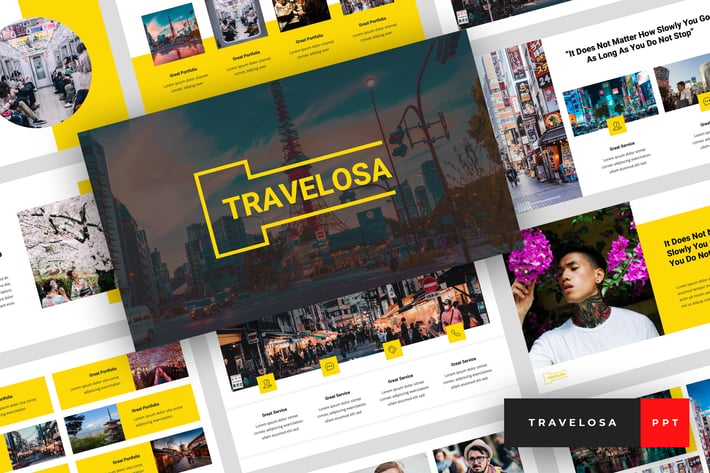 Travelosa - Japanese PowerPoint Template