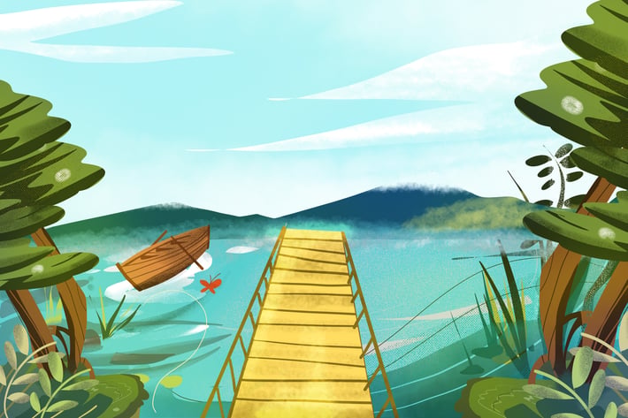 Lake - Ilustration Background