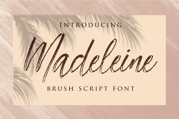 Madeleine - Brush Script Font