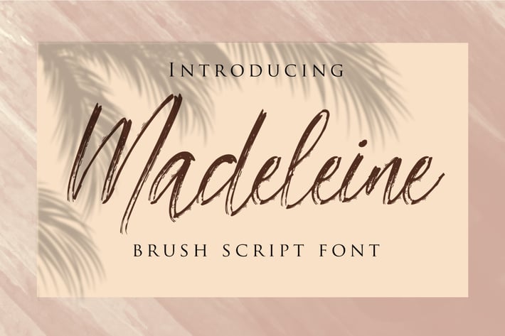 Madeleine - Brush Script Font